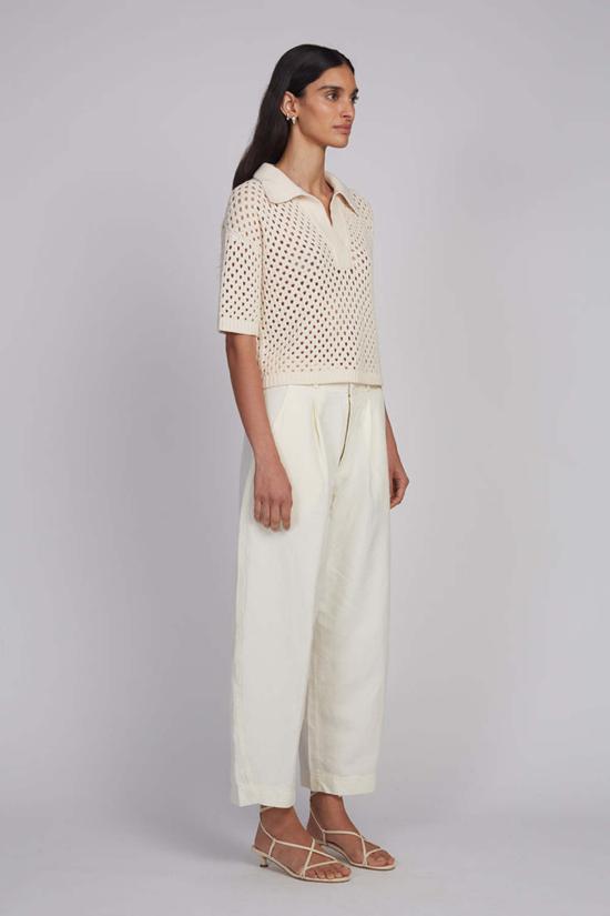  ELEVEN SIX 반팔 티셔츠 일레븐 식스 니나 폴로 아이보리 - OTHER BRANDS