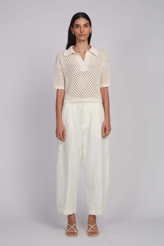  ELEVEN SIX 반팔 티셔츠 일레븐 식스 니나 폴로 아이보리 - OTHER BRANDS