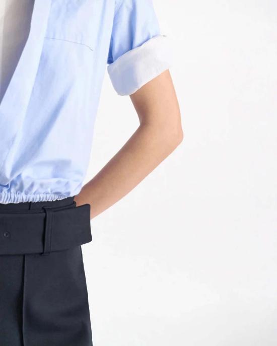  도로시 슈마허 블라우스 도로테 슈마허 파워풀 이즈  블루 - DOROTHEE SCHUMACHER