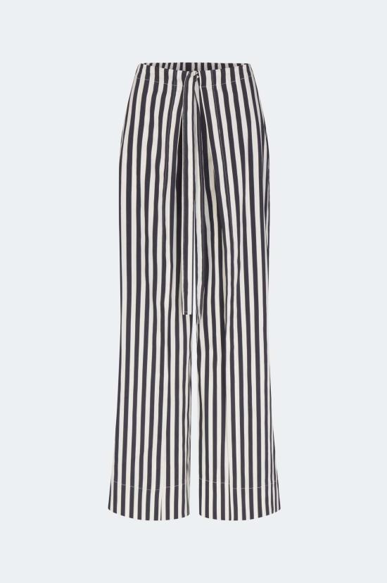  사이먼밀러 크롭 팬츠 사이먼 밀러 리마 포플린 팬츠 블랙/화이트 스트라이프