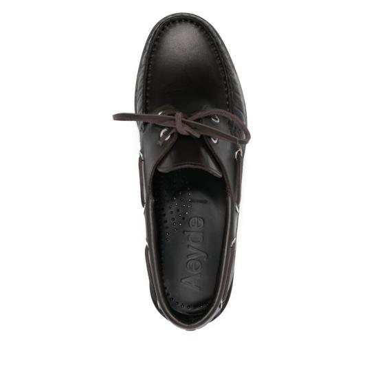  에이드 플랫 슈즈 Aeydē  브라운 - AEYDE