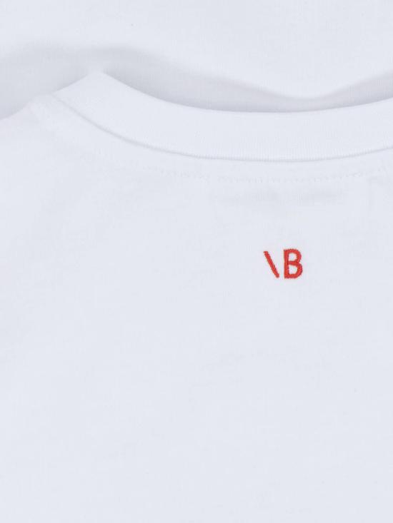  빅토리아 베컴 반팔 티셔츠 슬로건 티셔츠 화이트 - VICTORIA BECKHAM