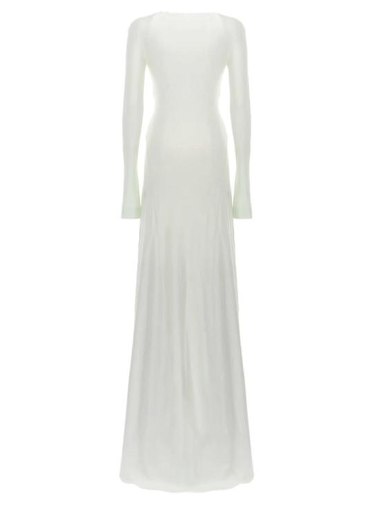  빅토리아 베컴 롱 원피스 트위스트 웨이스트 롱 드레스 그린 - VICTORIA BECKHAM