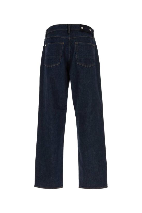  스톤 아일랜드 스트레이트 팬츠 블루린스 팬츠 - STONE ISLAND