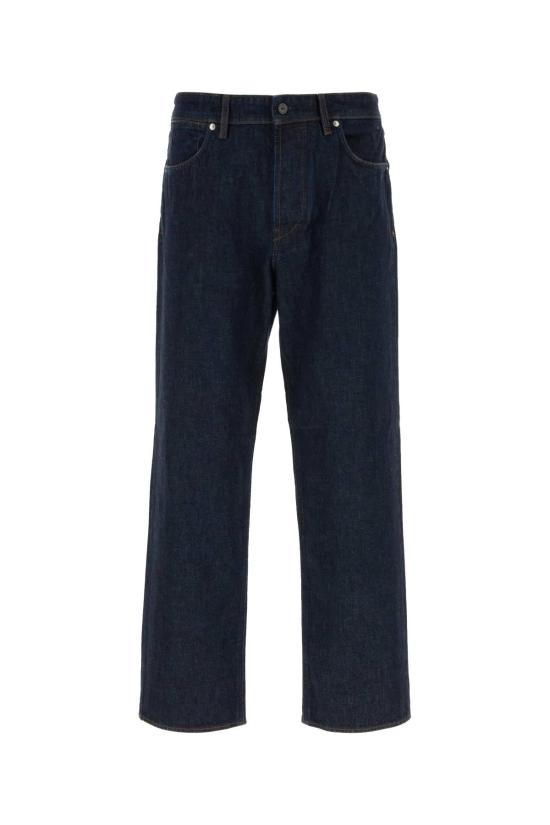  스톤 아일랜드 스트레이트 팬츠 블루린스 팬츠