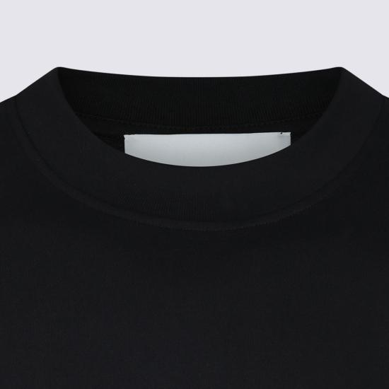  아미 탑 알렉상드르 마티우시 코튼 티셔츠 블랙 - AMI