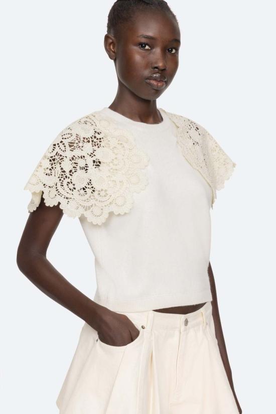  씨뉴욕 스웨터 씨 니 소피아  크림 - SEA NY