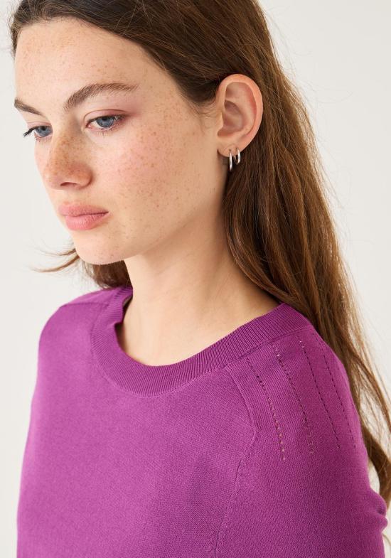  데미리 뉴욕 반팔 티셔츠 데밀리 그레타 파인 코튼 스트레치 탑 - DEMYLEE