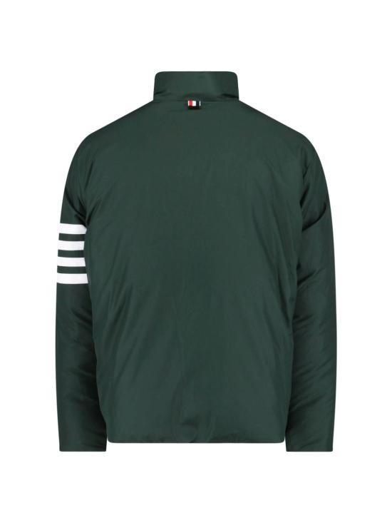  톰브라운 패딩 톰 브라운 리버서블 다운 재킷 그린 - THOM BROWNE