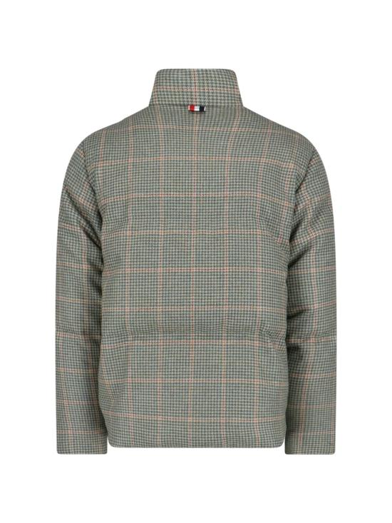  톰브라운 패딩 톰 브라운 리버서블 다운 재킷 그린 - THOM BROWNE