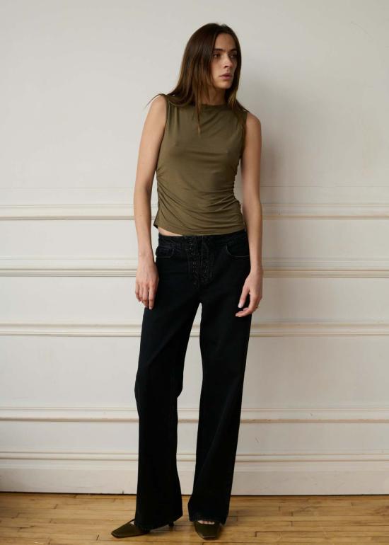  티티 스튜디오 데님 팬츠 Tt 스튜디오 마이키 진 블랙 - TT STUDIOS