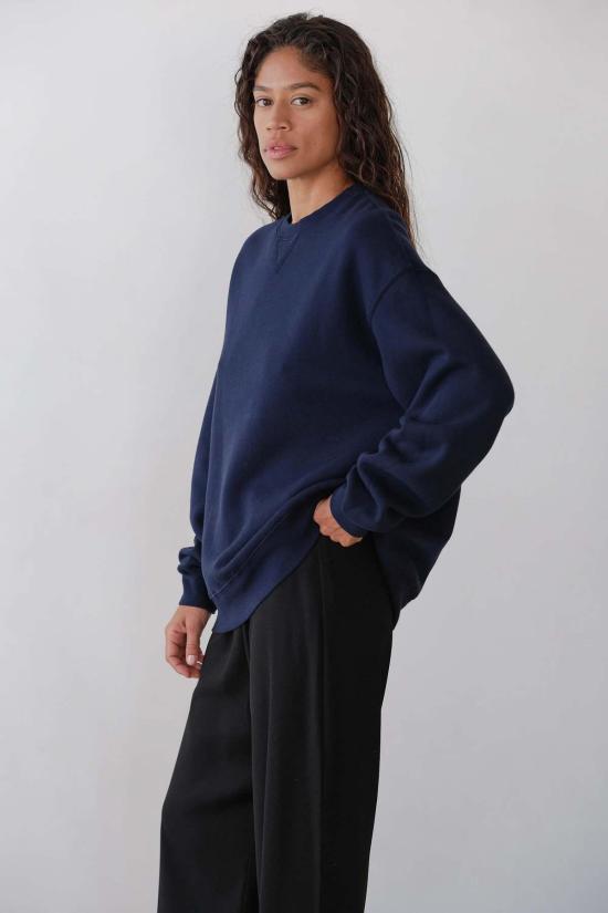  도니 스웨터 . 에코 플리스 오버사이즈 스웨트셔츠 - DONNI.