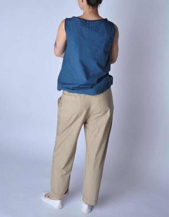  라보아트 크롭 팬츠 클라라 팬츠 탄 - LABO.ART