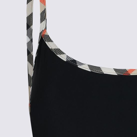  버버리 원피스 수영복 커버업 블랙 - BURBERRY