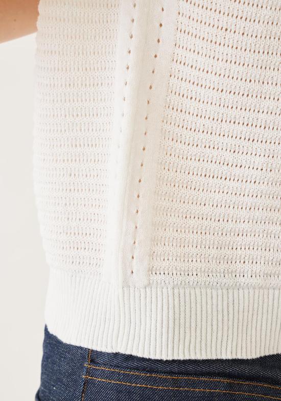  데미리 뉴욕 반팔 티셔츠 데밀리 레이첼 포인트엘 립 코튼 폴로 탑 - DEMYLEE