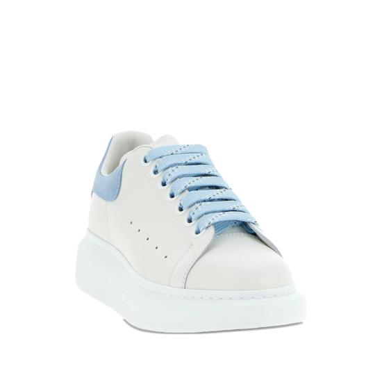 26SS 알렉산더 맥퀸 오버사이즈드 스니커즈 553770 WIAIH 9412 WHITE BLUE DOM - ALEXANDER MCQUEEN