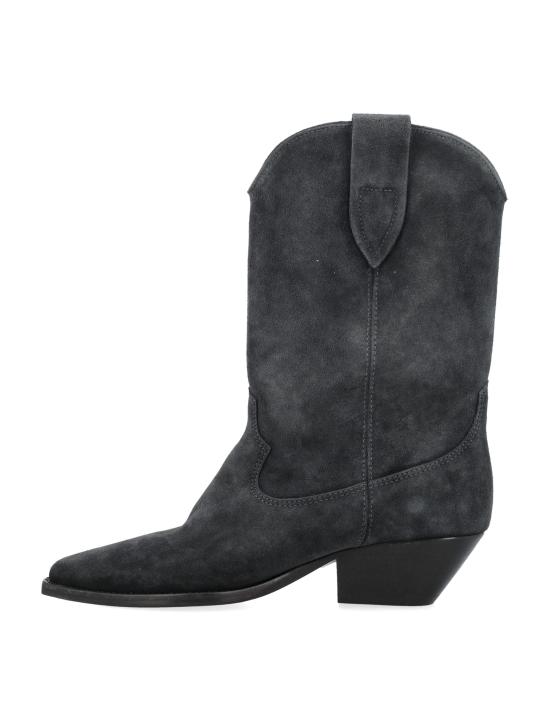 26SS 이자벨마랑 두에르토 레더 카우보이 부츠 BO0003FA A1A03S 02FK FADED BLACK DOM - ISABEL MARANT