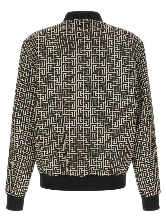  발망 봄버 자켓 모노그램 리버서블 봄버 재킷 블랙 - BALMAIN