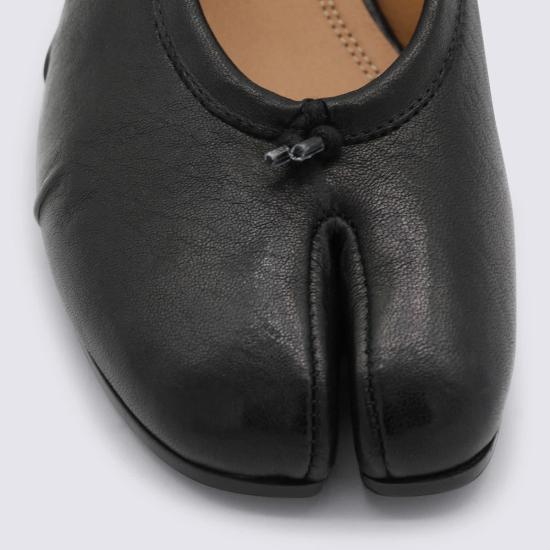  마르지엘라 샌들 메종  타비 가죽  블랙 - MAISON MARGIELA