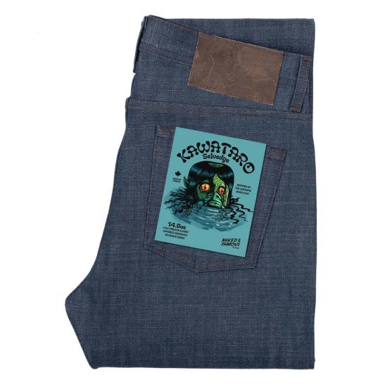  네이키드 & 페이머스 데님 팬츠 네이키드 앤 페이머스 위어드 가이 14.5oz 카와타로 셀비지 진 인디고