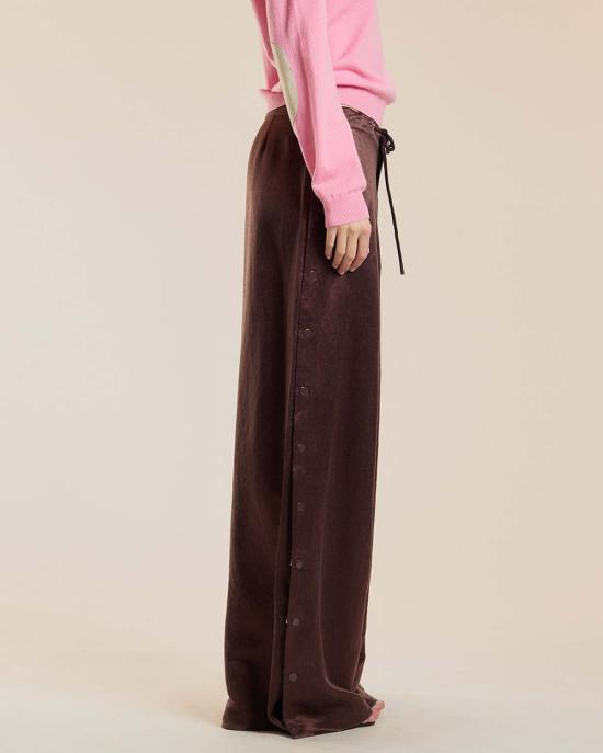  신시아 로리 팔라초 팬츠 신시아 로울리 브레이크어웨이 스냅  초코 - CYNTHIA ROWLEY