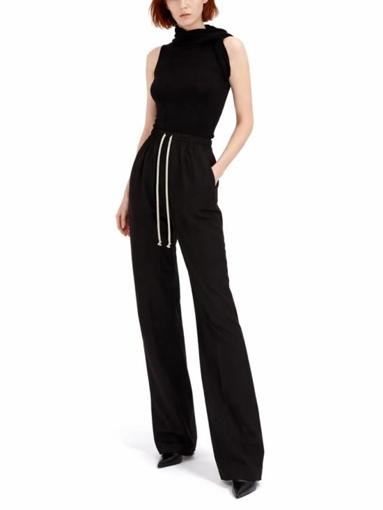  릭 오웬스 블라우스 니트 트위스트 탑 블랙 - RICK OWENS