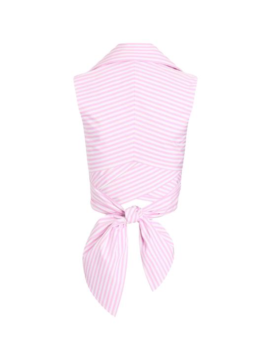 26SS 파투 민소매 티셔츠 TO167 02485968 Fuchsia - PATOU