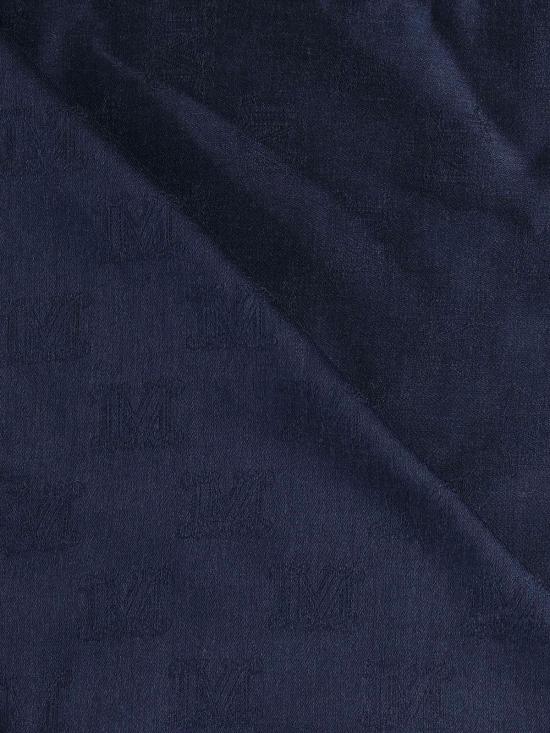  막스마라 머플러/스카프 막스 마라 울 앤 실크 스톨 미드나잇 블루 - MAX MARA