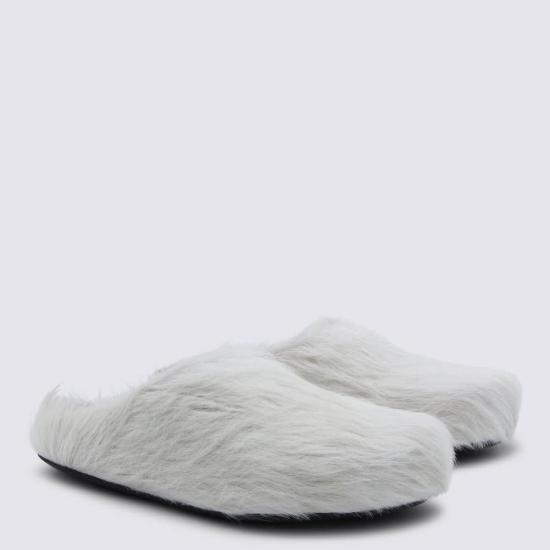  마르니 샌들 화이트 가죽  화이트 - MARNI