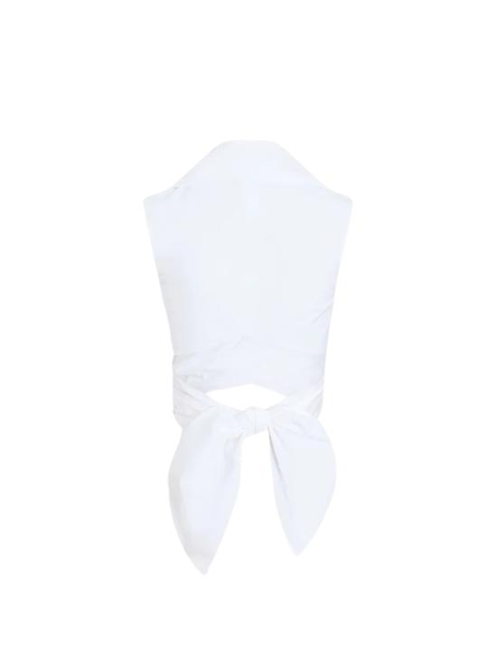 26SS 파투 민소매 티셔츠 TO167 0017001W White - PATOU