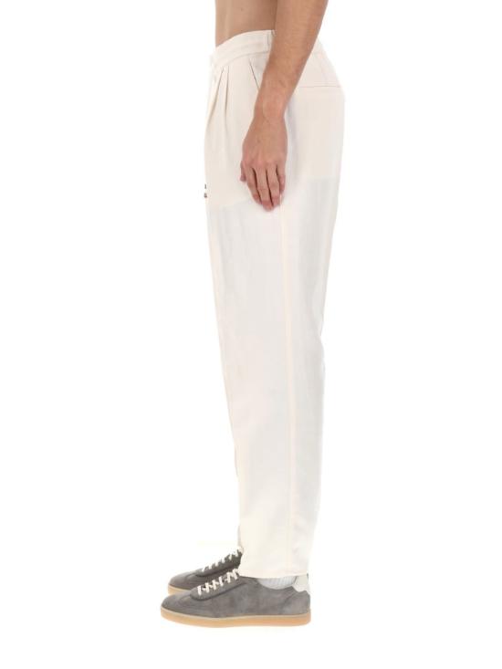  브루넬로 쿠치넬리 스트레이트 팬츠 Brunello Cucinelli 린넨  베이지 - BRUNELLO CUCINELLI