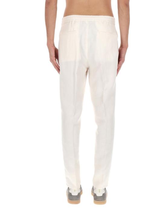  브루넬로 쿠치넬리 스트레이트 팬츠 Brunello Cucinelli 린넨  베이지 - BRUNELLO CUCINELLI