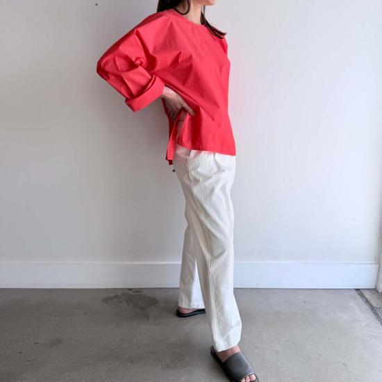  소피 드후레 긴팔 티셔츠 소피 드후어 바젤 탑 레드 - SOFIE D'HOORE