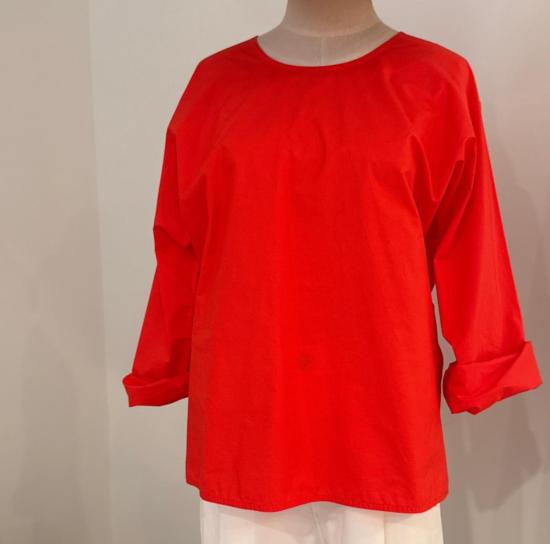  소피 드후레 긴팔 티셔츠 소피 드후어 바젤 탑 레드