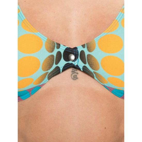  장 폴 고티에 긴팔 티셔츠 폴카 도트 탑 블루/퍼플 - JEAN PAUL GAULTIER