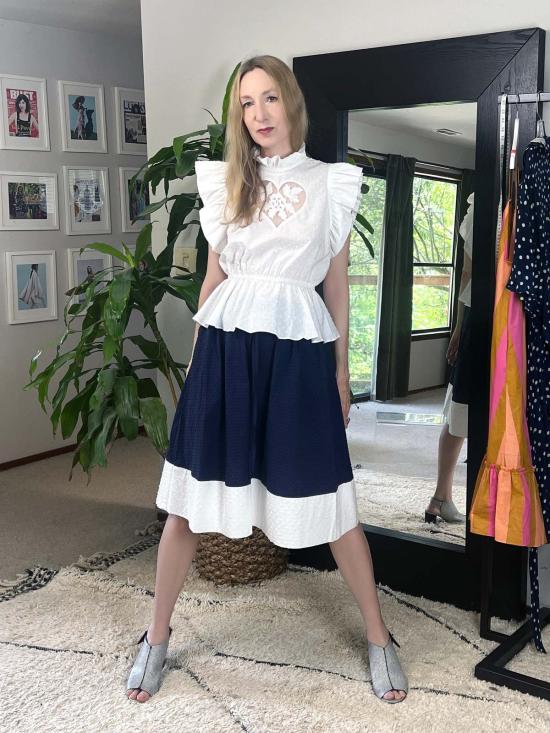  Kristinit 미디 스커트 - KRISTINIT