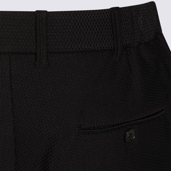  조르지오 아르마니 수트 팬츠 블랙 - GIORGIO ARMANI