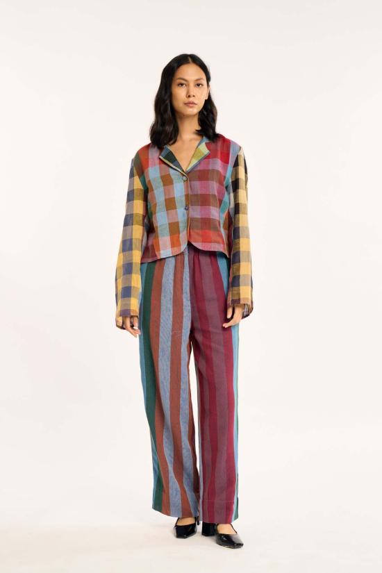  루주타 셰스 수트 자켓 봄베이 블레이저 | 하이픈 체스 - RUJUTA SHETH