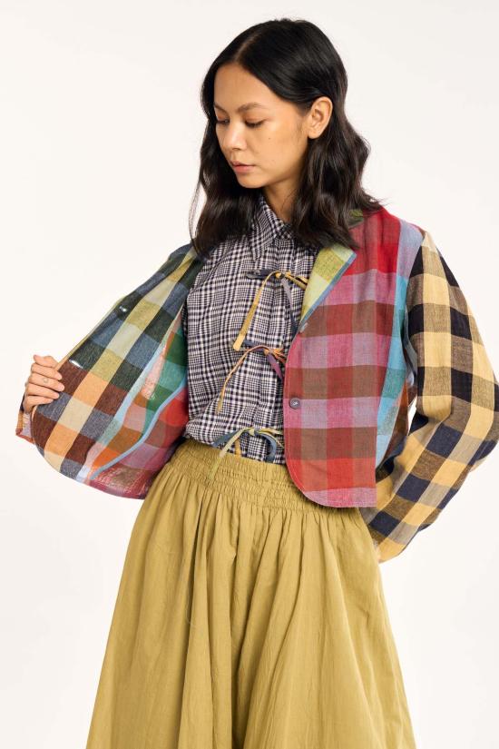  루주타 셰스 수트 자켓 봄베이 블레이저 | 하이픈 체스 - RUJUTA SHETH