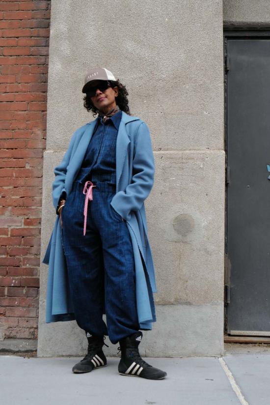  예세이트 데님 팬츠 예사엣 부르키나 팬츠 빈티지 인디고 - YESAET