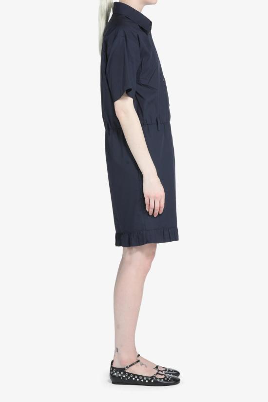  누메로벤투노 숏 원피스 21번 반팔 포플린 드레스 (블루) - N°21