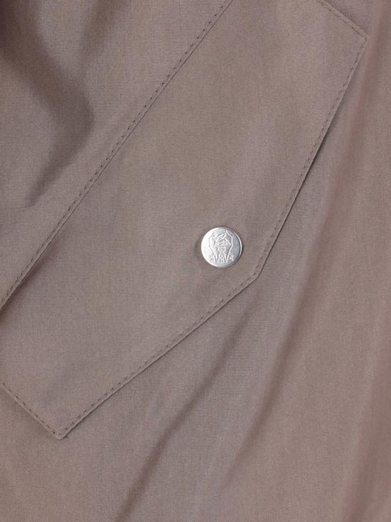  브루넬로 쿠치넬리 자켓 실크 블렌드 재킷 브라운 - BRUNELLO CUCINELLI