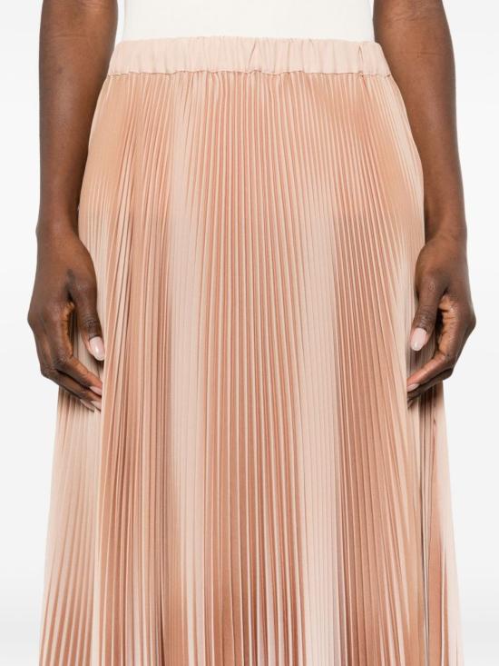  파비아나 필리피 미디 스커트 플리츠 롱  오렌지색 - FABIANA FILIPPI