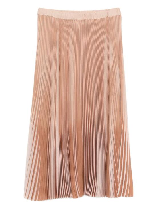  파비아나 필리피 미디 스커트 플리츠 롱  오렌지색