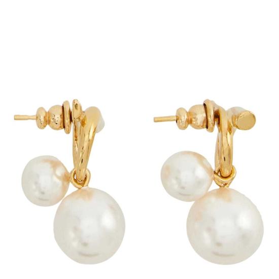  살바토레 페라가모 이어링 페라가모 이어 갠웨이 귀걸이 골든 - SALVATORE FERRAGAMO