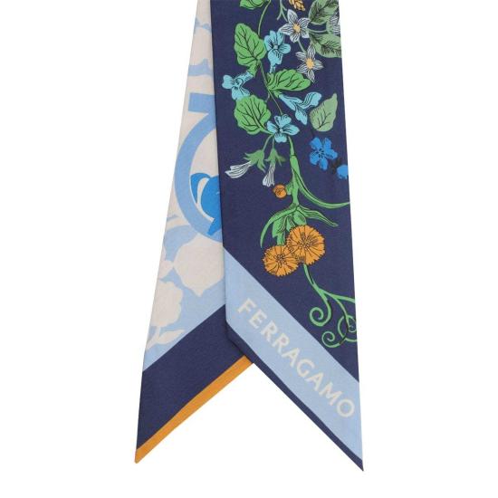  살바토레 페라가모 머플러/스카프 페라가모 페가소 방도 스카프 블루 - SALVATORE FERRAGAMO