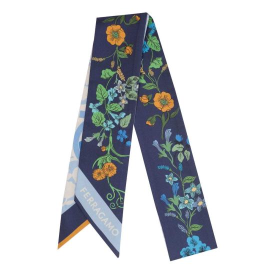  살바토레 페라가모 머플러/스카프 페라가모 페가소 방도 스카프 블루
