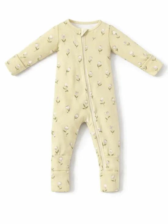  [키즈] Honeycomb Goods 라운지 웨어 키즈 허니콤 굿즈 지퍼 뱀부 버터컵 튤립 잠옷