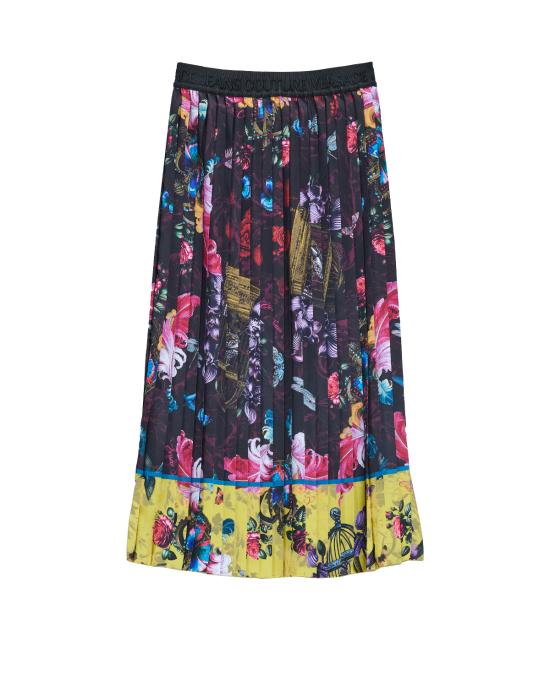 25FW 베르사체 숏 스커트 79HAE8P5 NS721U39 Black