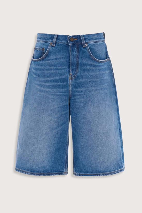  하이쿠레 데님 숏팬츠 뉴 베키 데님 반바지 리얼 블루